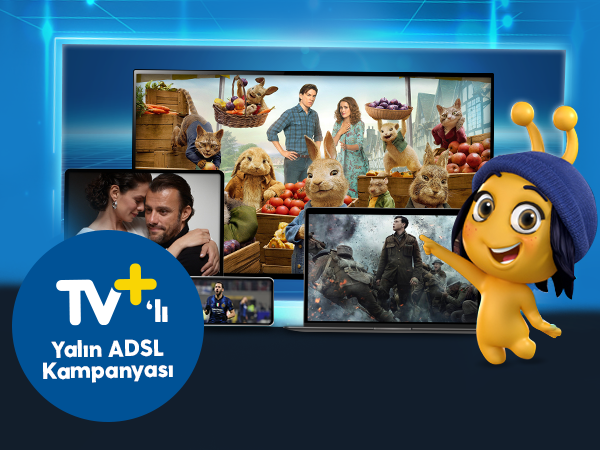 TV+’lı Yalın ADSL Kampanyası